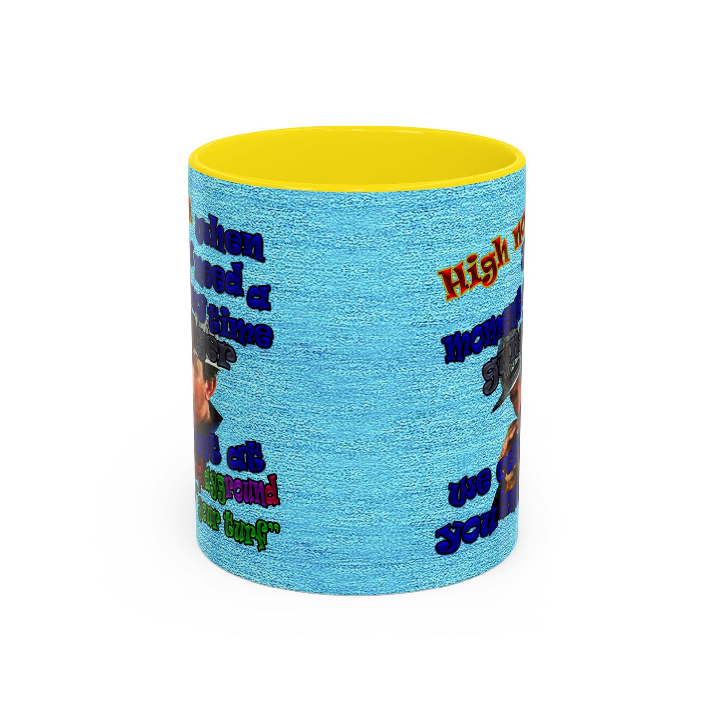high noon - Accent Mug (faded blue)