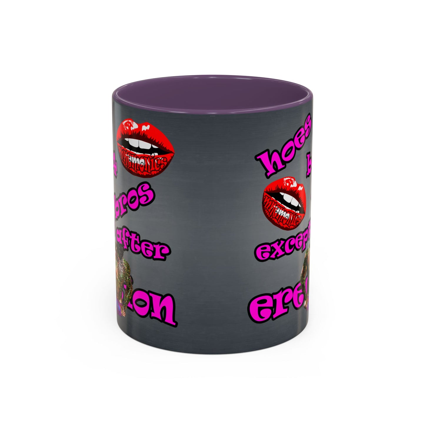 hoes b4 bros - Accent Mug (grey-light grey)
