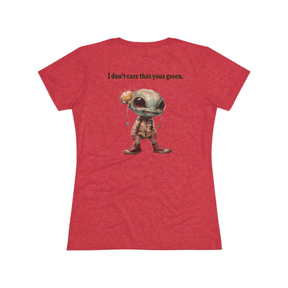 I don't care that your grey - Women's Triblend Tee