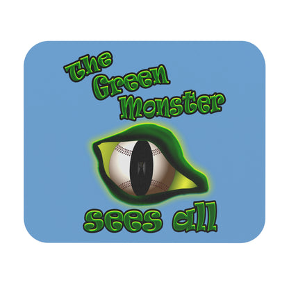 green monster - Mouse Pad (Rectangle) (light blue)