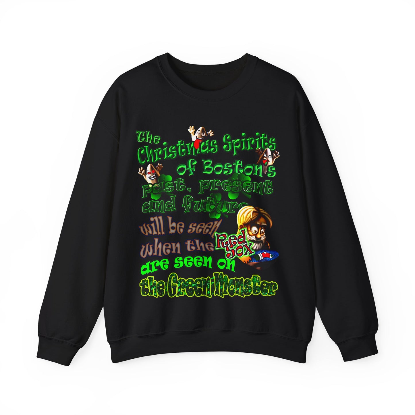christmas spirits of boston - Unisex Heavy Blend™ Crewneck Sweatshirt