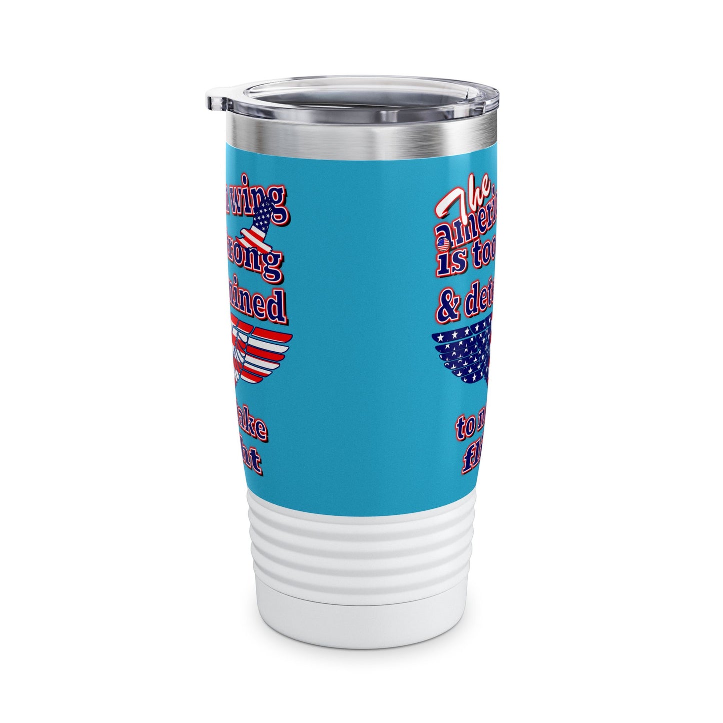american wing - Ringneck Tumbler, 20oz (turquoise)
