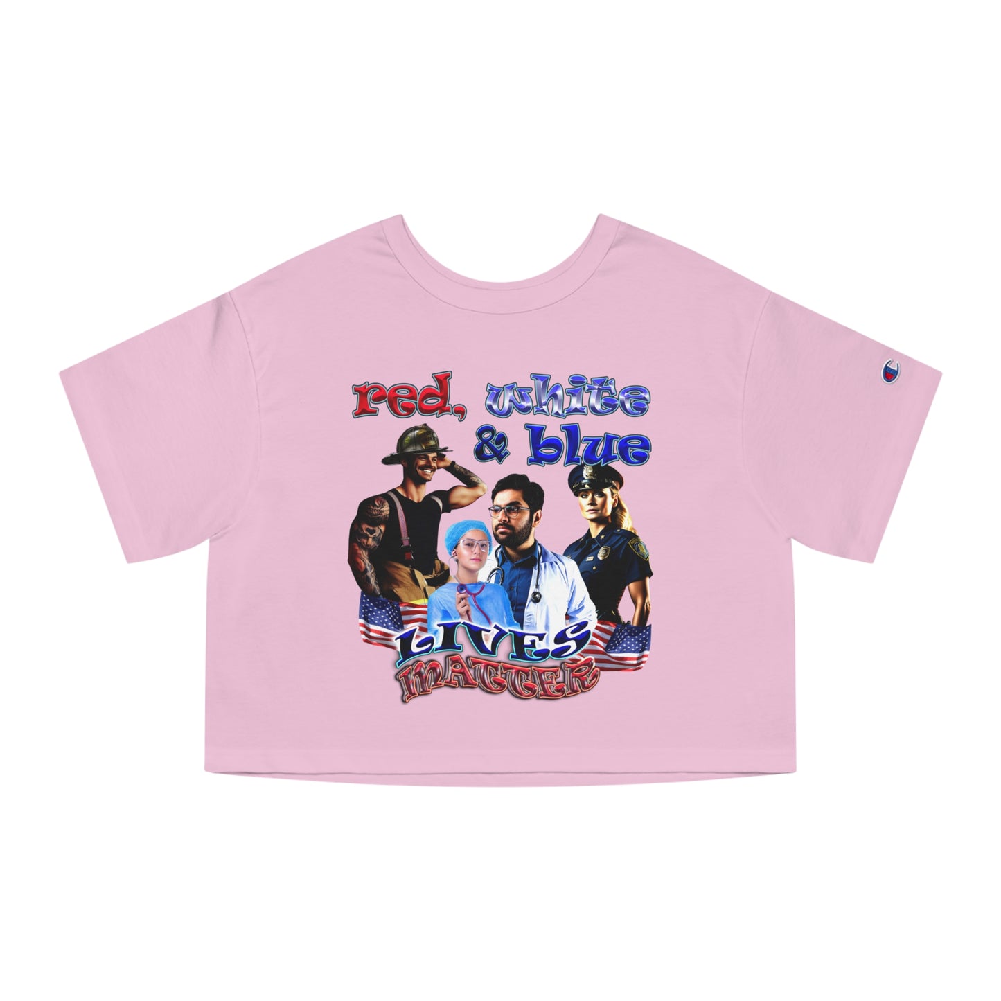 rw&b lives matter - Champion Women's Heritage Cropped T-Shirt