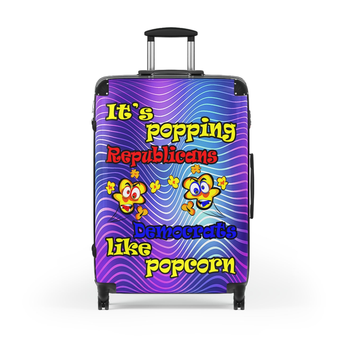 popping like popcorn - Suitcase (purple wave)