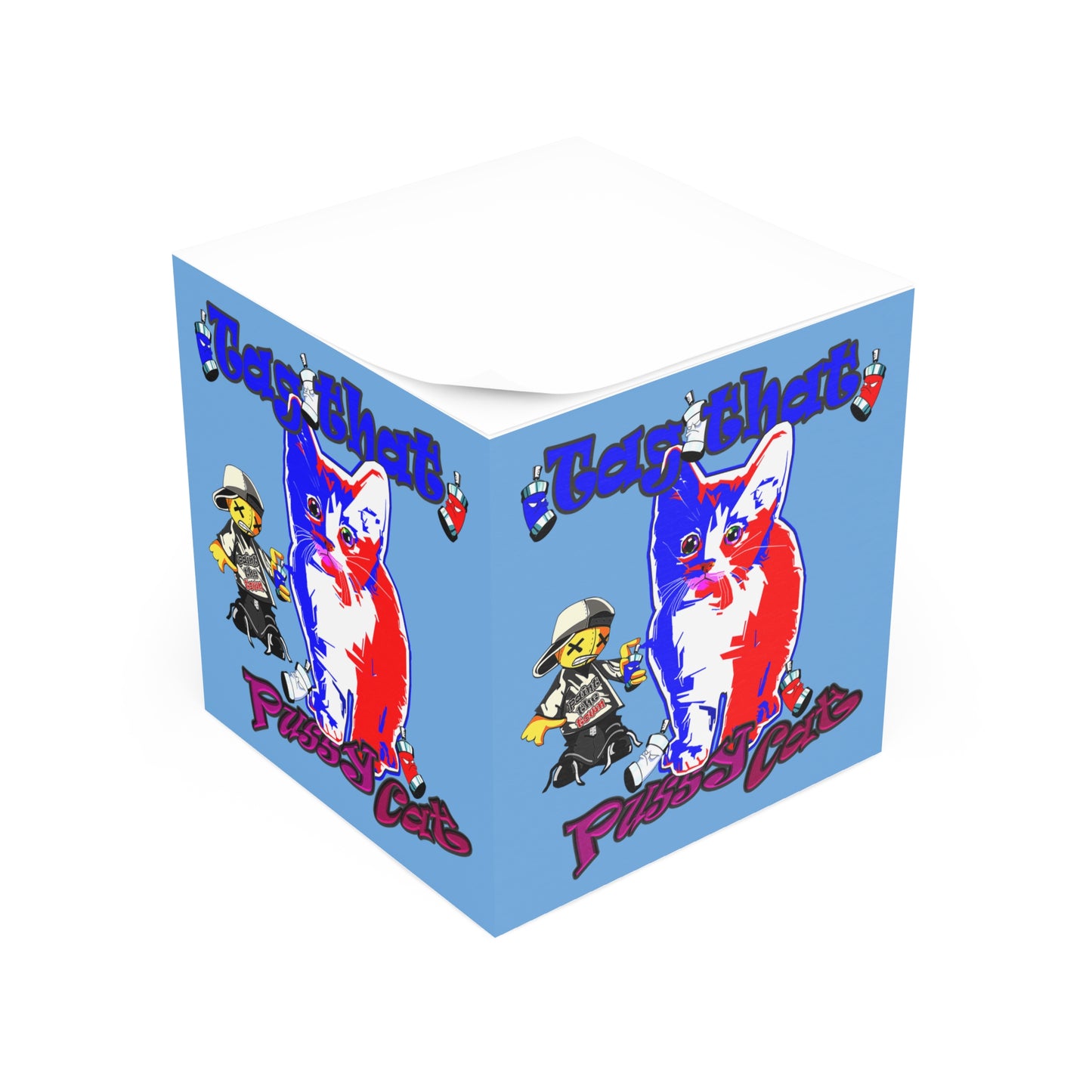 tag that - note cube (light blue)