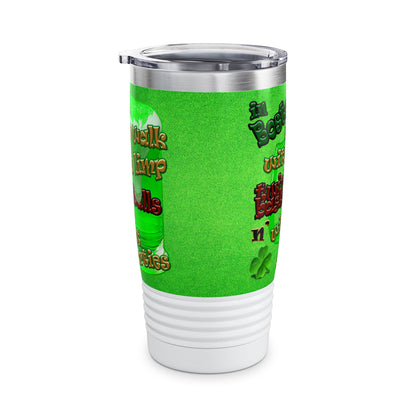 celtics logo - Ringneck Tumbler, 20oz (green turf)