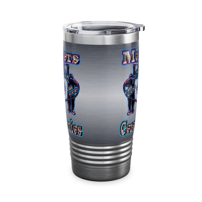 em cee squared - Ringneck Tumbler, 20oz (brushed nickel)