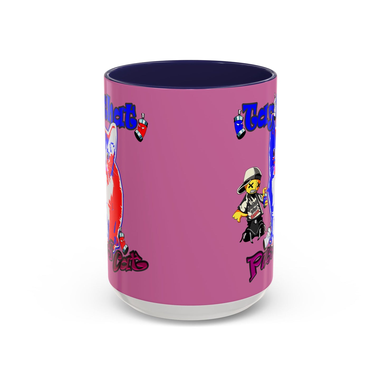 tag that - Accent Mug (light pink)