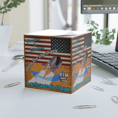 shoot for the stars - note cube (brown papyrus)
