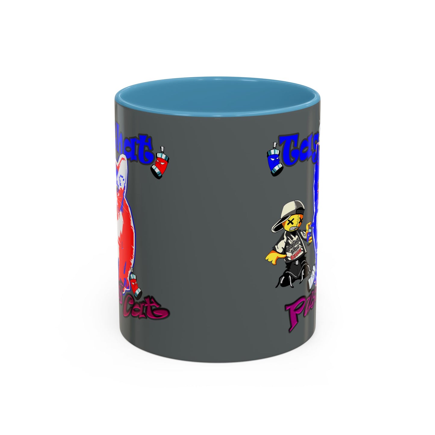 tag that - Accent Mug (dark grey)