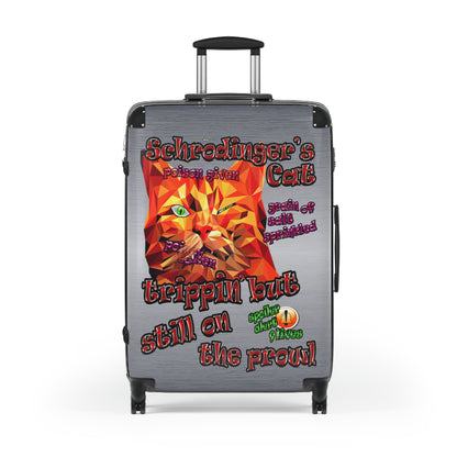 schrodinger's cat - Suitcase (brushed nickel)