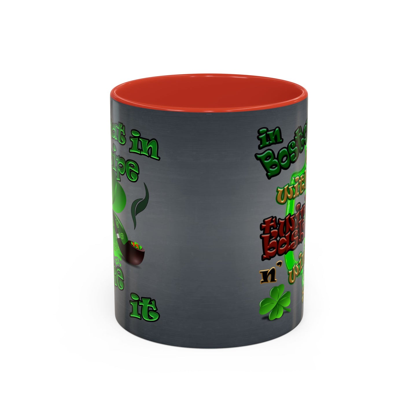 celtics logo - Accent Mug (grey-light grey)