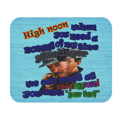 high noon - Mouse Pad (Rectangle) (faded blue)