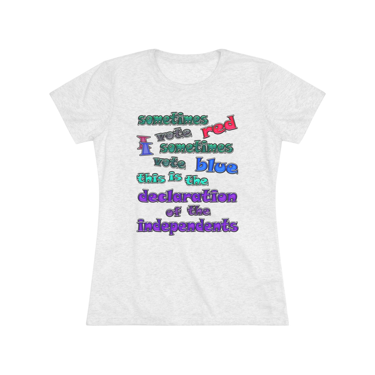 declaration of the independents - Women's Triblend Tee
