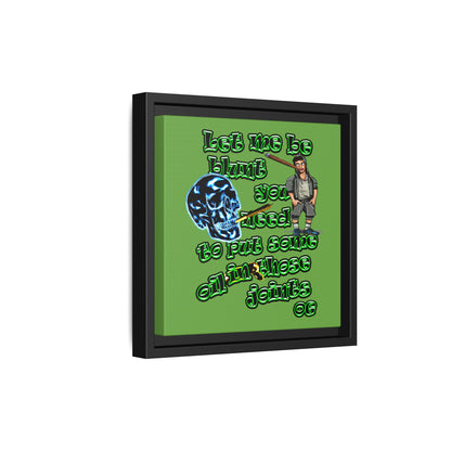 og - framed canvas art (green)