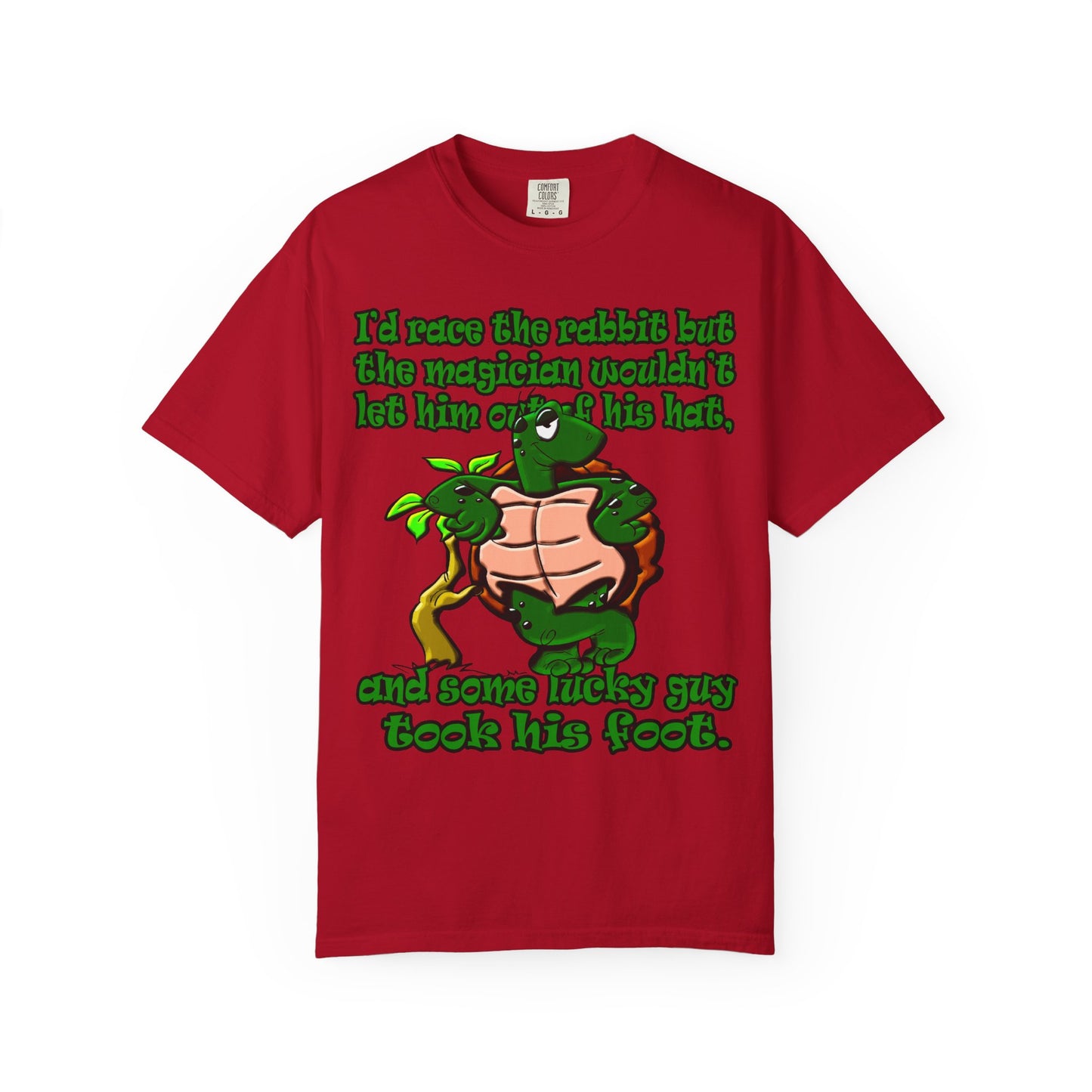 turtle race - Unisex Garment-Dyed T-shirt