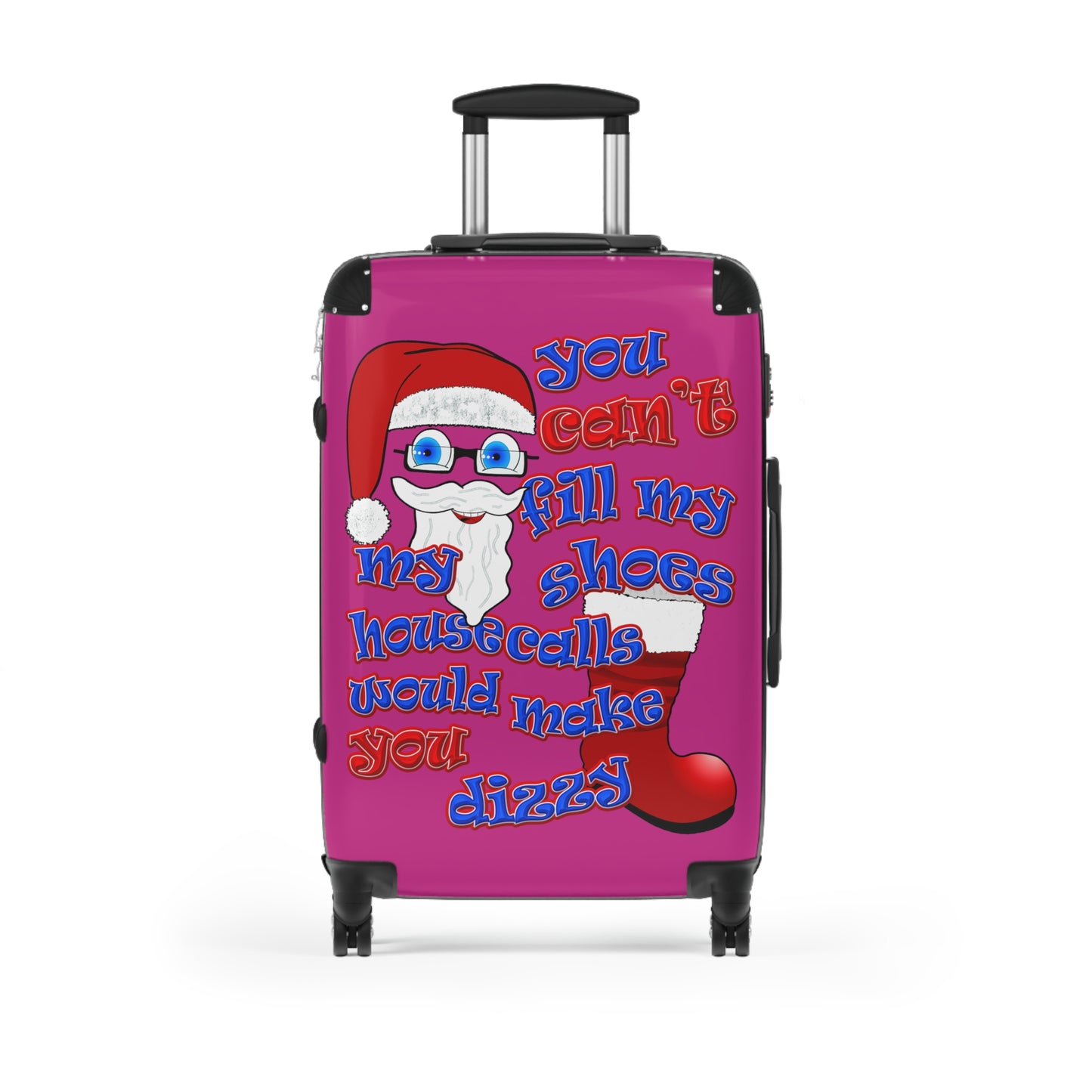 santa's shoes - Suitcase (pink)