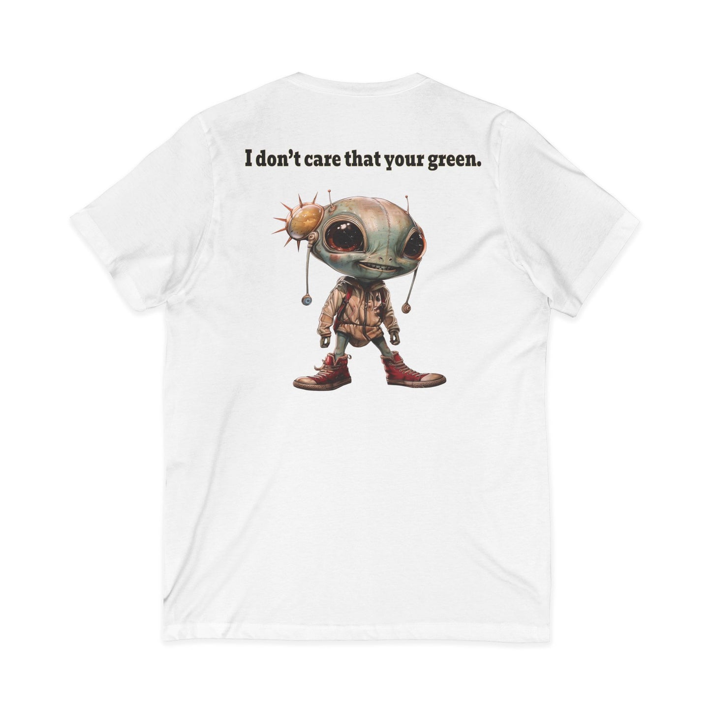 I don't care that your grey - Unisex Jersey Short Sleeve V-Neck Tee