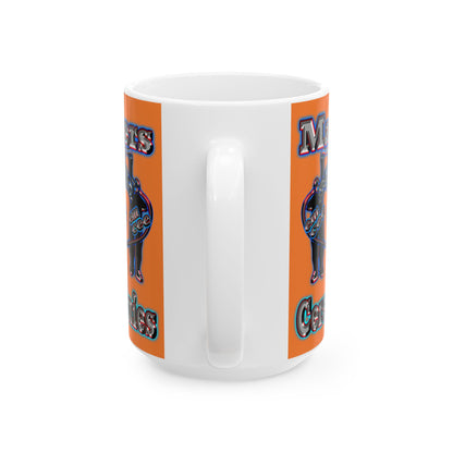 em cee squared - White Mug (crusta)