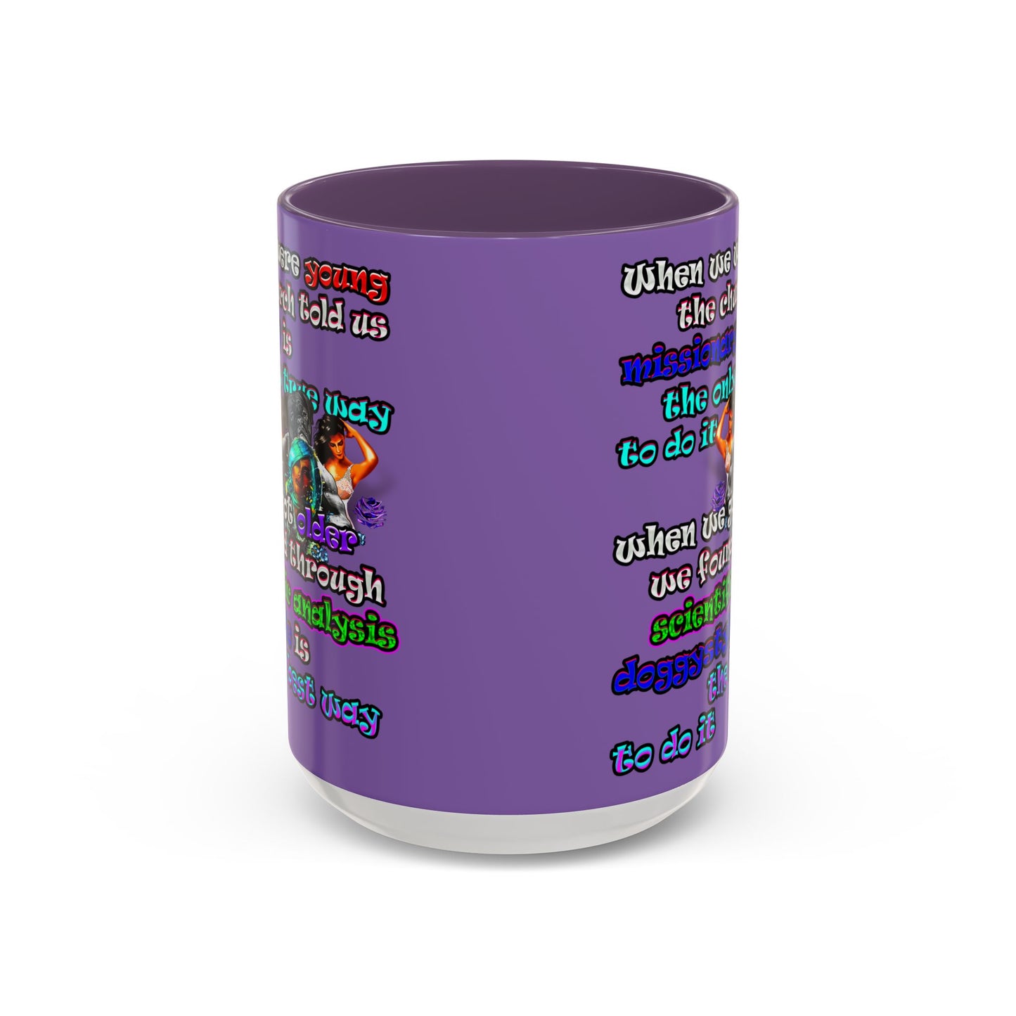 doggystyle - Accent Mug (light purple)