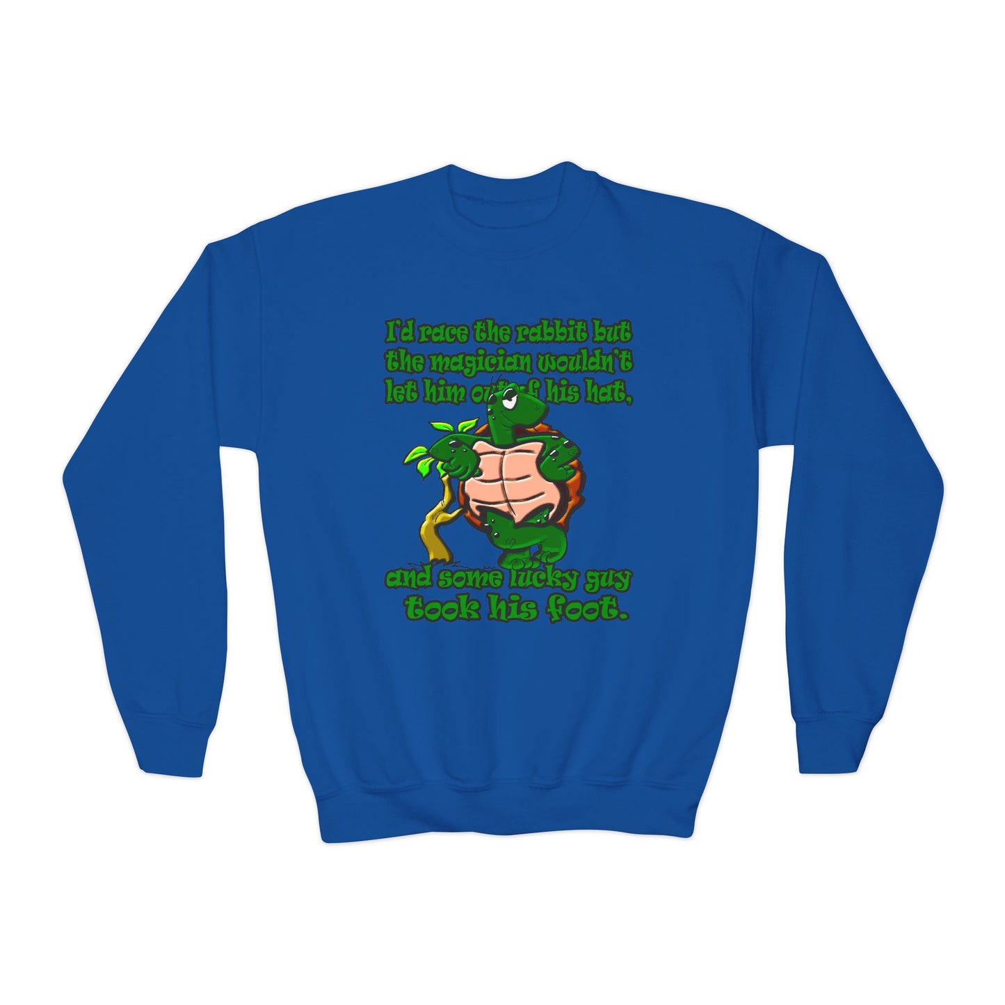 turtle race - Youth Crewneck Sweatshirt