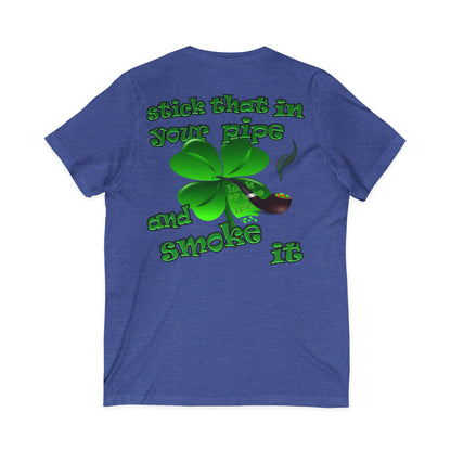 celtics logo - Unisex Jersey Short Sleeve V-Neck Tee