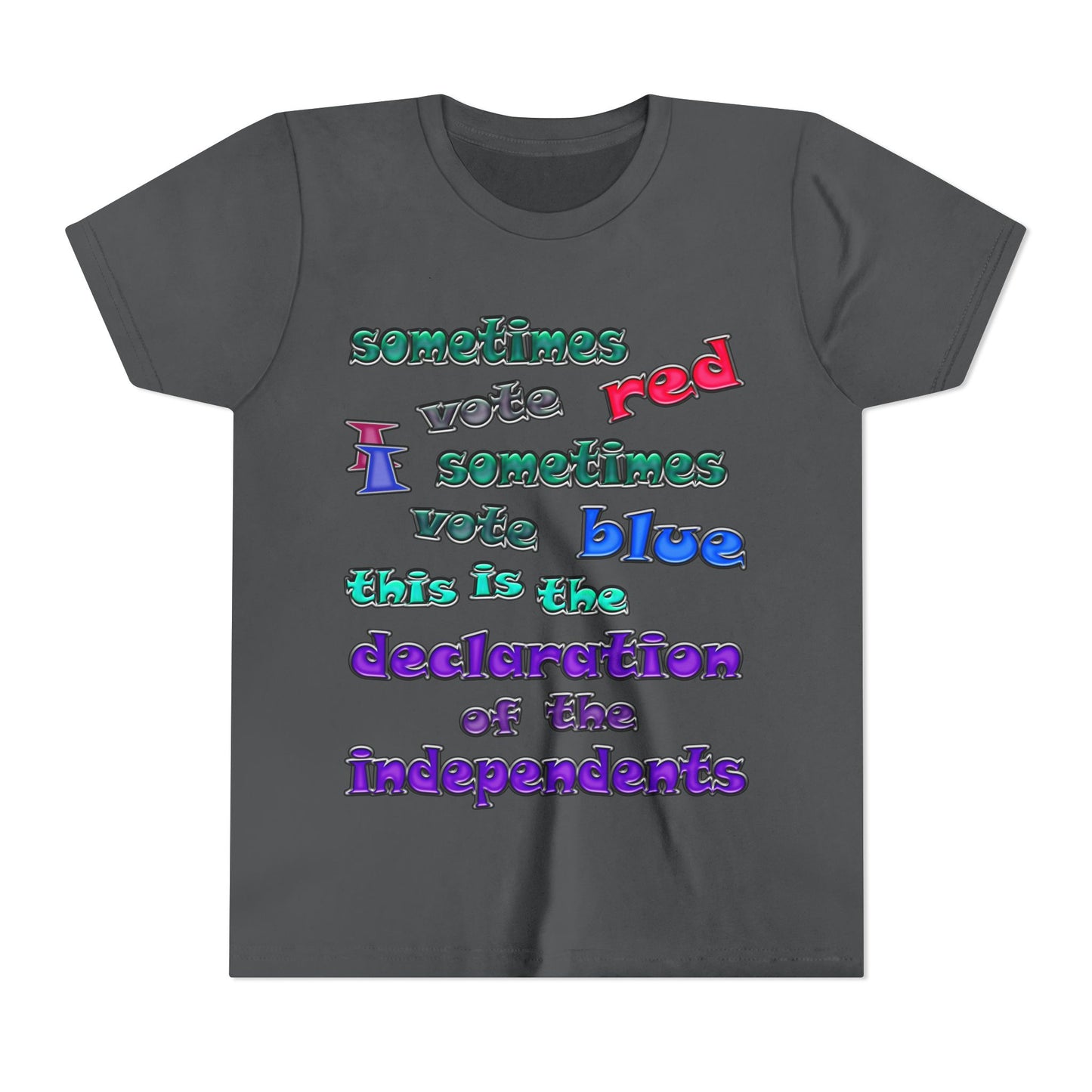 declaration of the independents - Youth Short Sleeve Tee