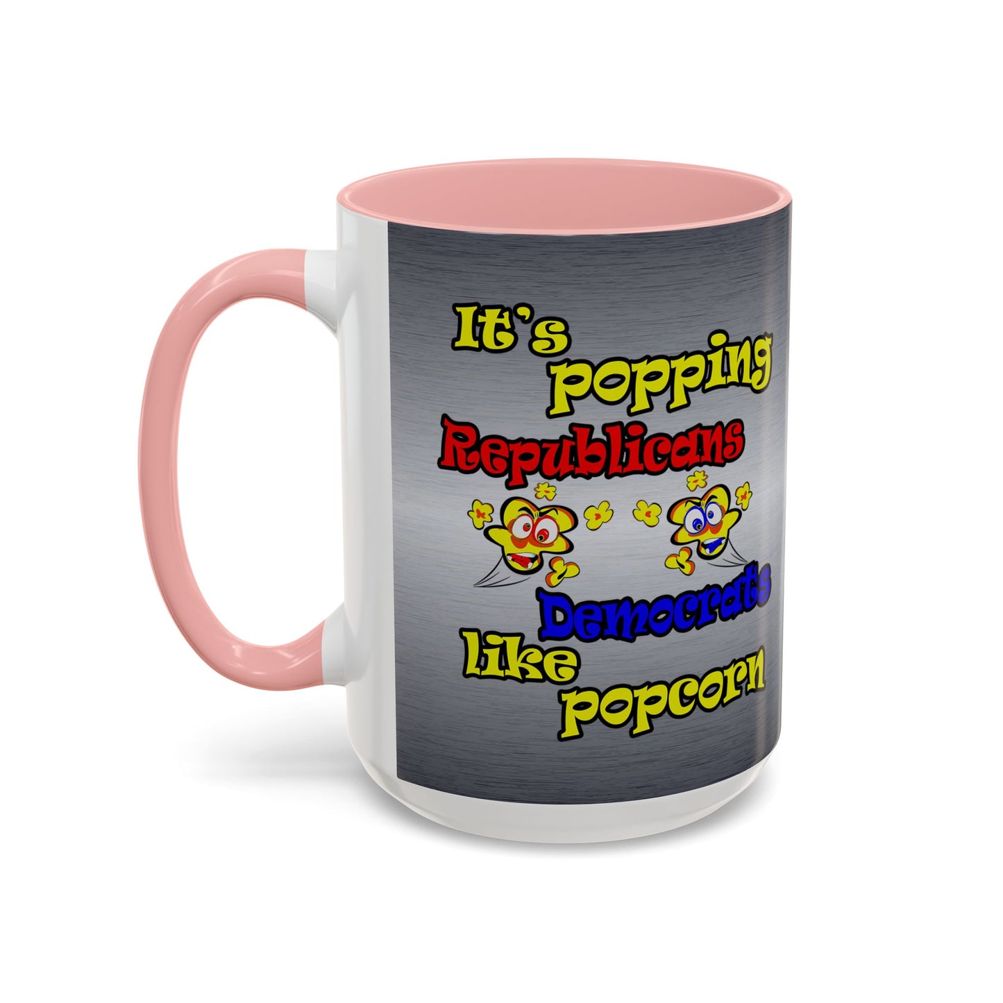 popping like popcorn - Accent Mug (brushed nickel)