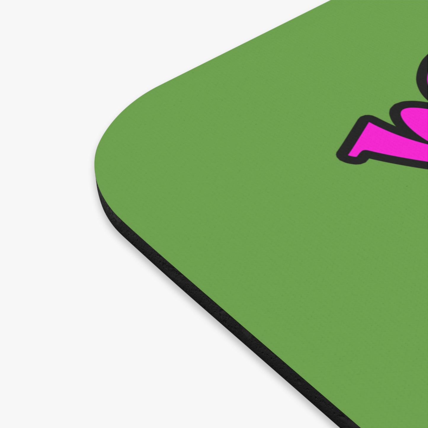 hoes b4 bros - Mouse Pad (Rectangle) (green)
