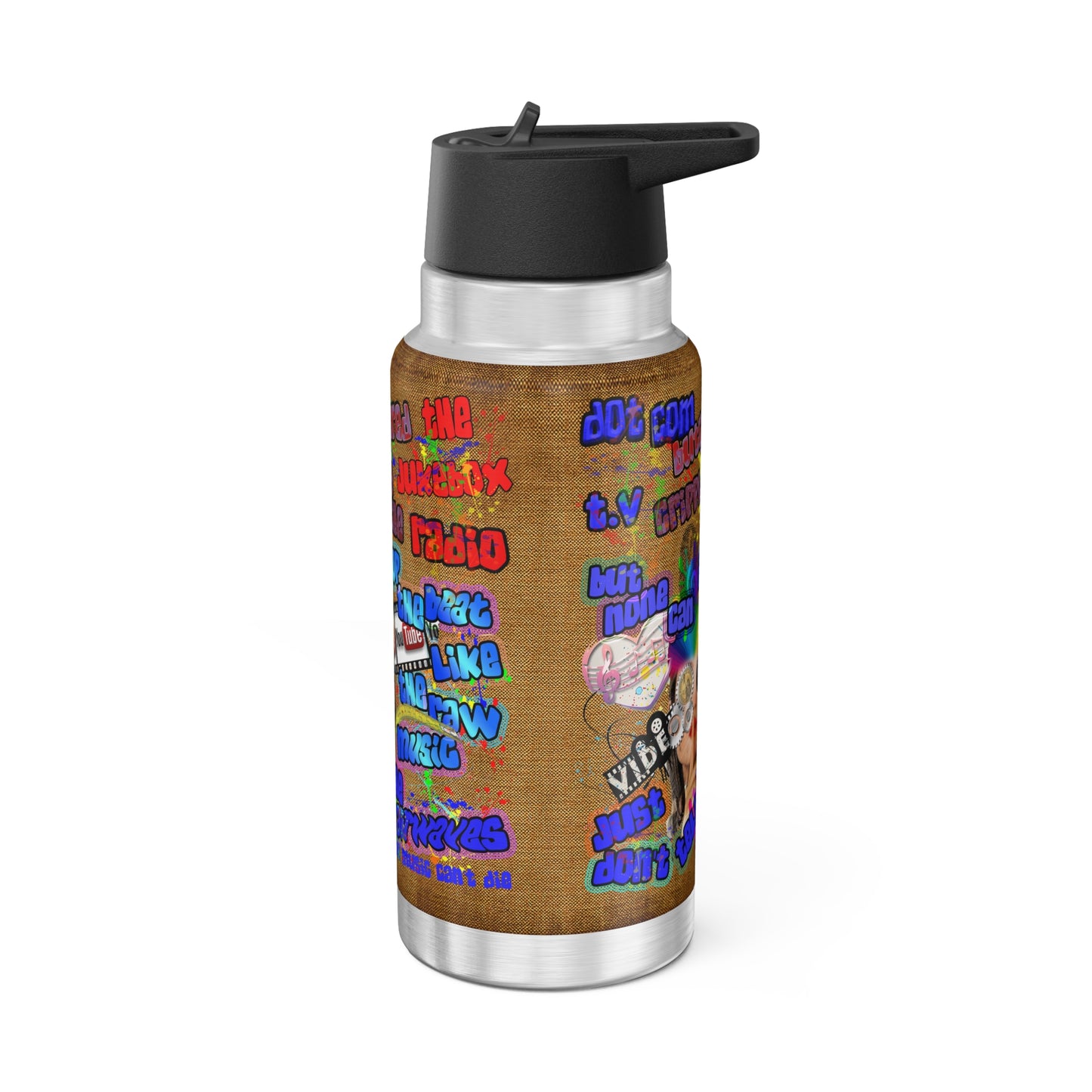 drop the beat - Gator Tumbler, 32oz  (brown papyrus)