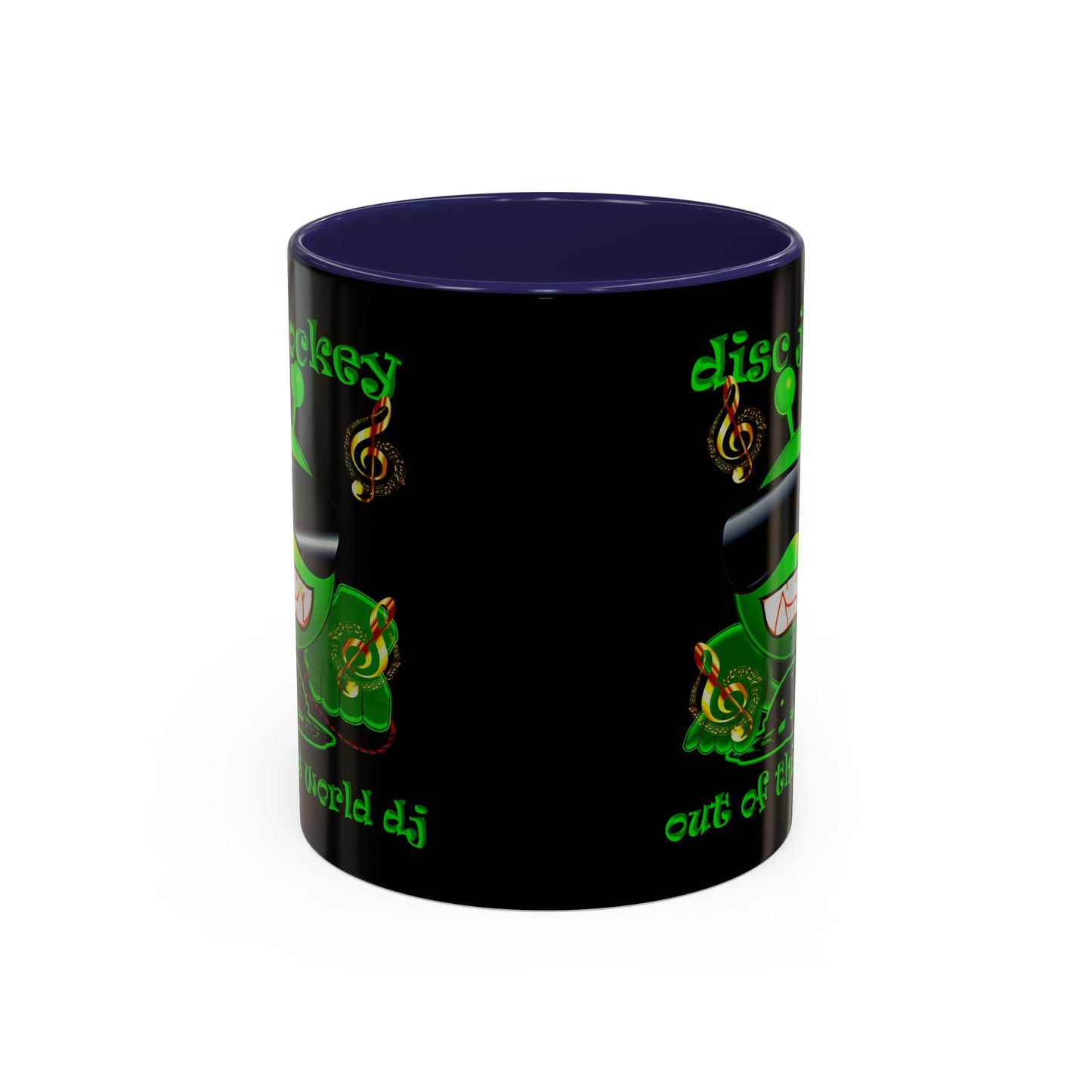 disc jockey - Accent Mug (black)
