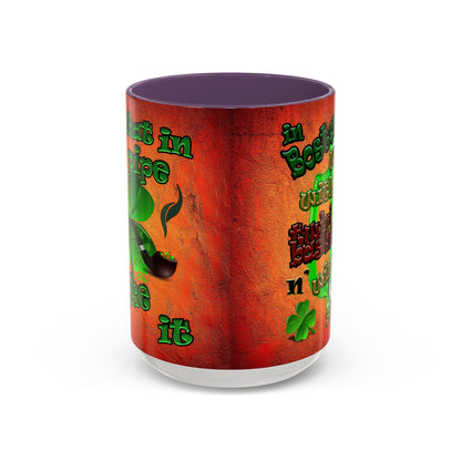 celtics logo - Accent Mug (burnt orange)