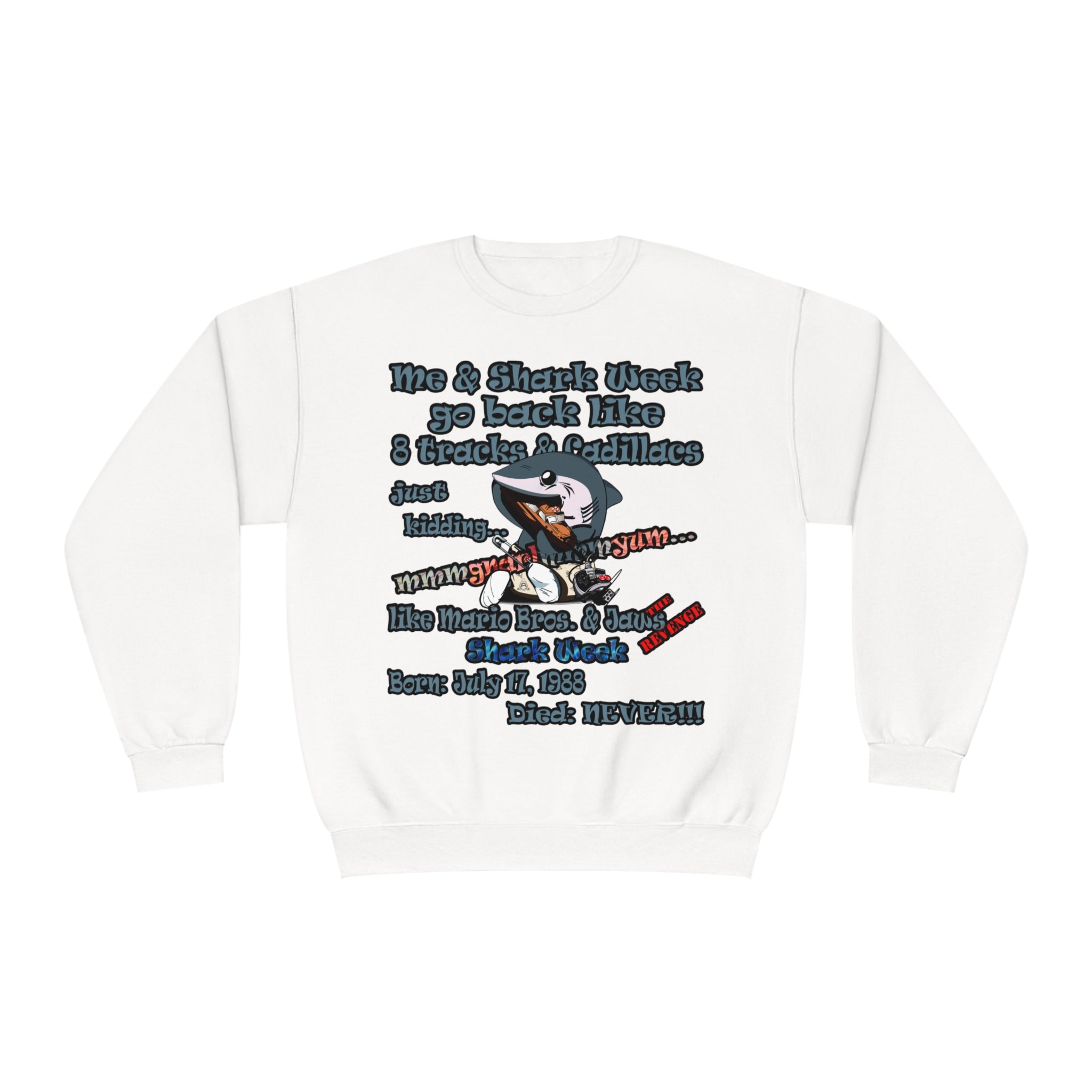 shark week - Unisex NuBlend® Crewneck Sweatshirt