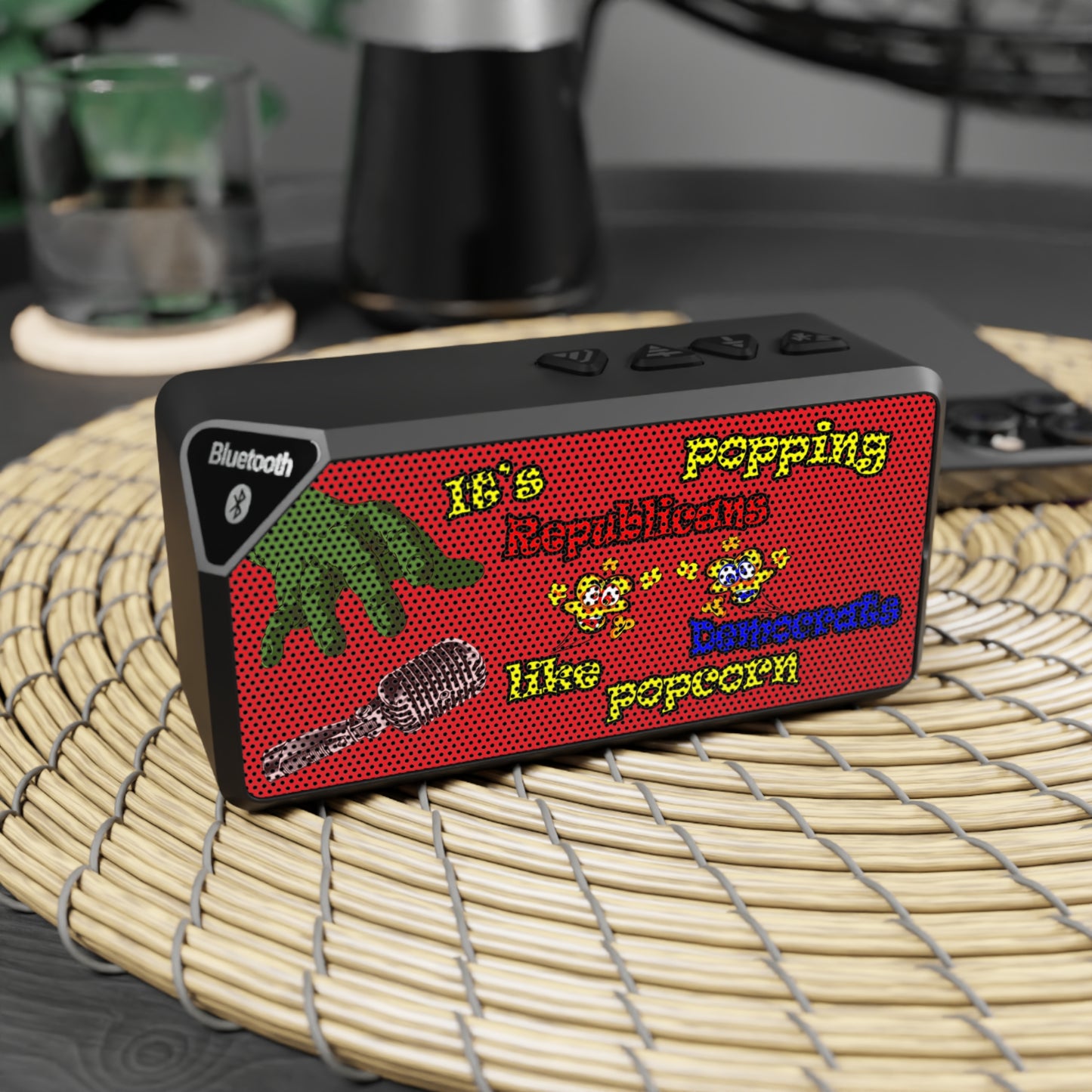 popping like popcorn - Jabba Bluetooth Speaker (red)