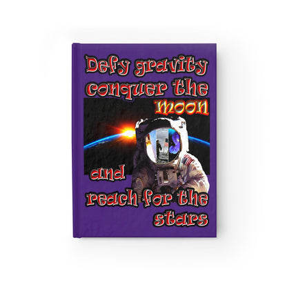 defy conquer reach - journal-blank (purple)