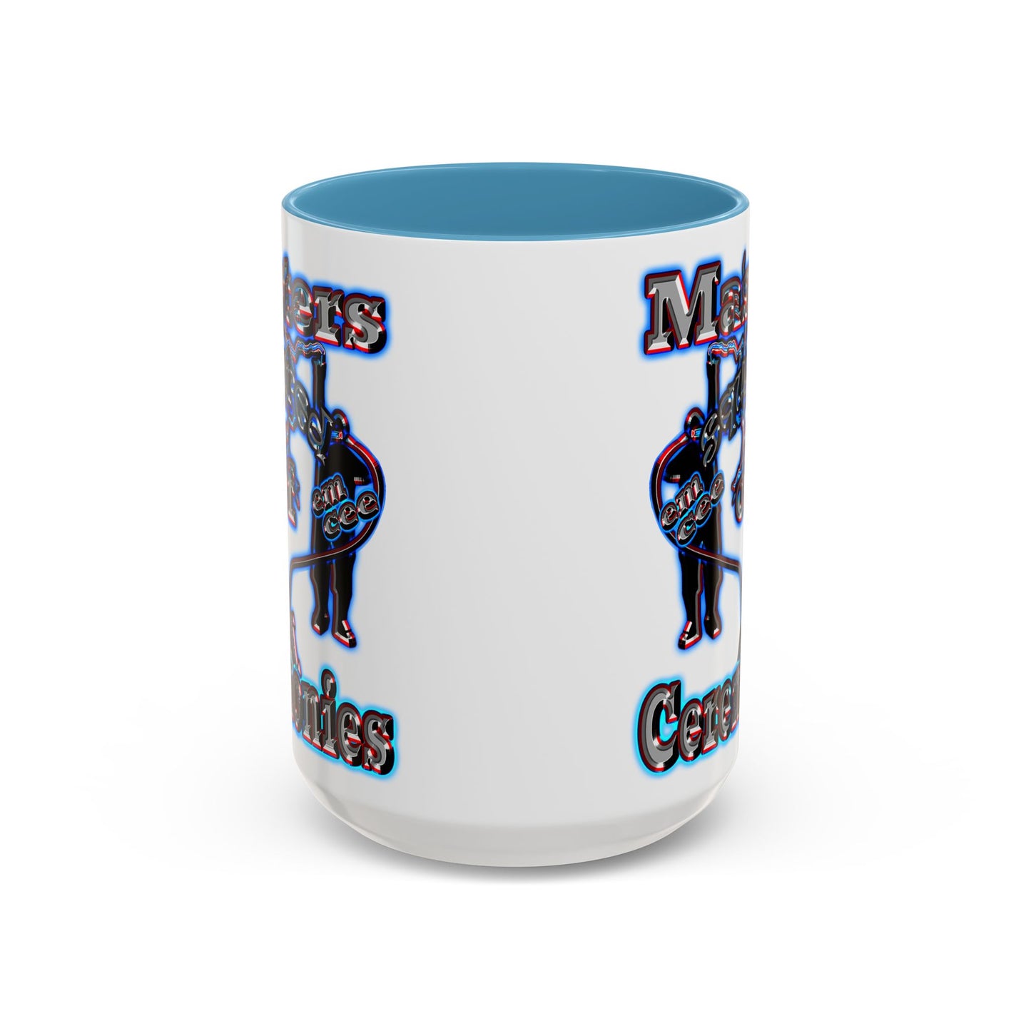 em cee squared - Accent Mug (white)