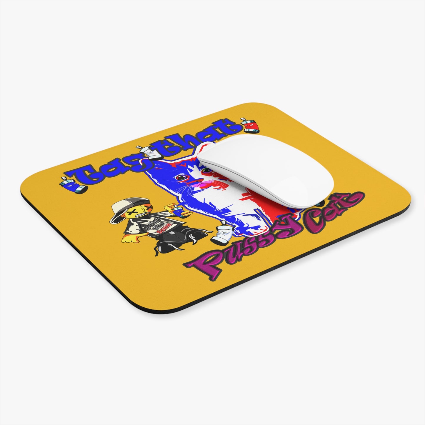tag that - Mouse Pad (Rectangle) (yellow)