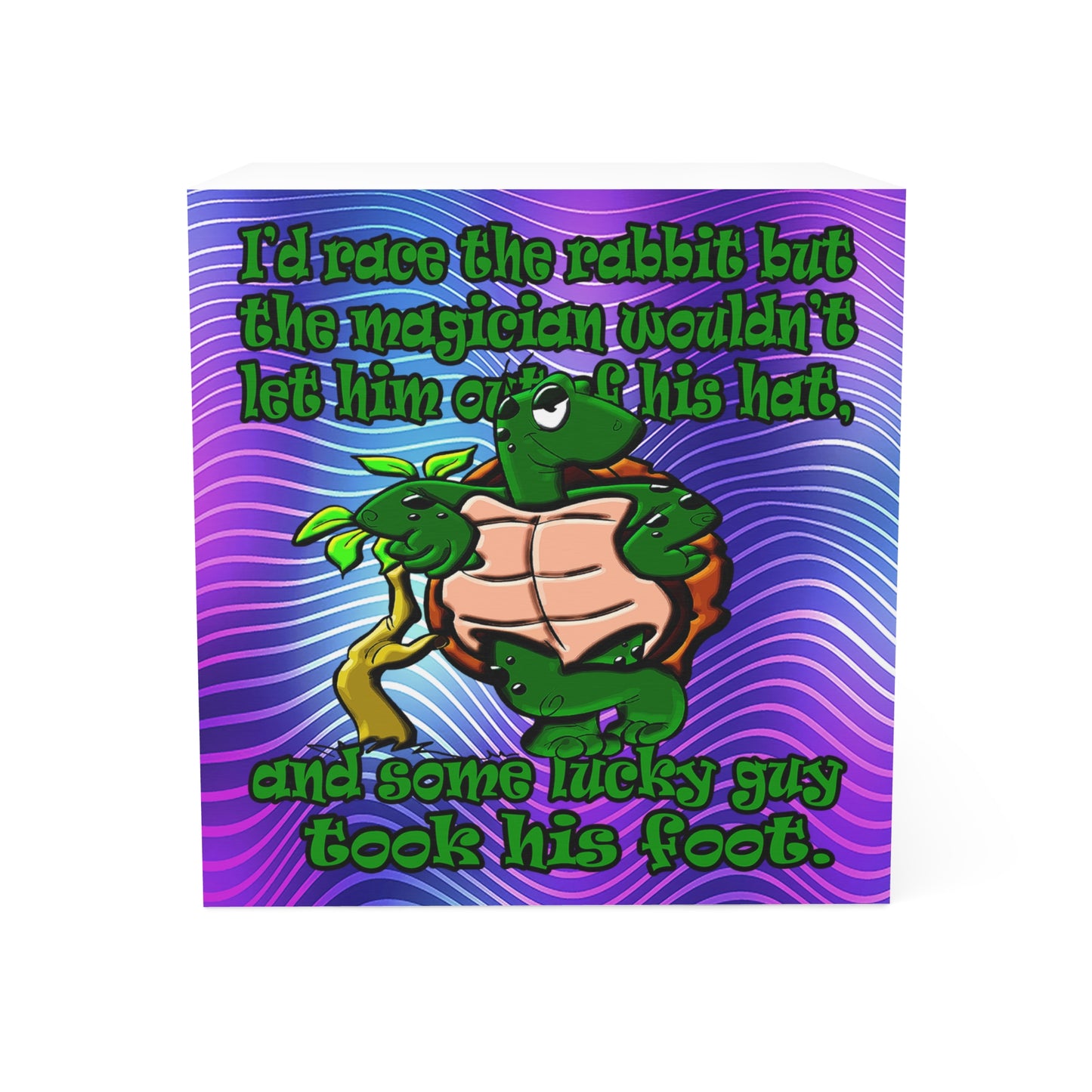 turtle race - note cube (purple wave)