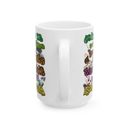 the bum's shit - White Mug (white)