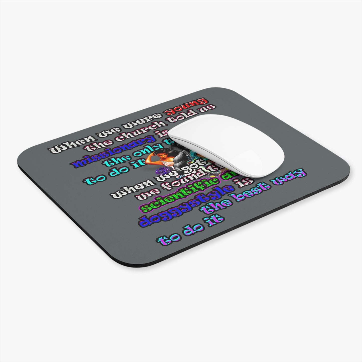 doggystyle - Mouse Pad (Rectangle) (dark grey)