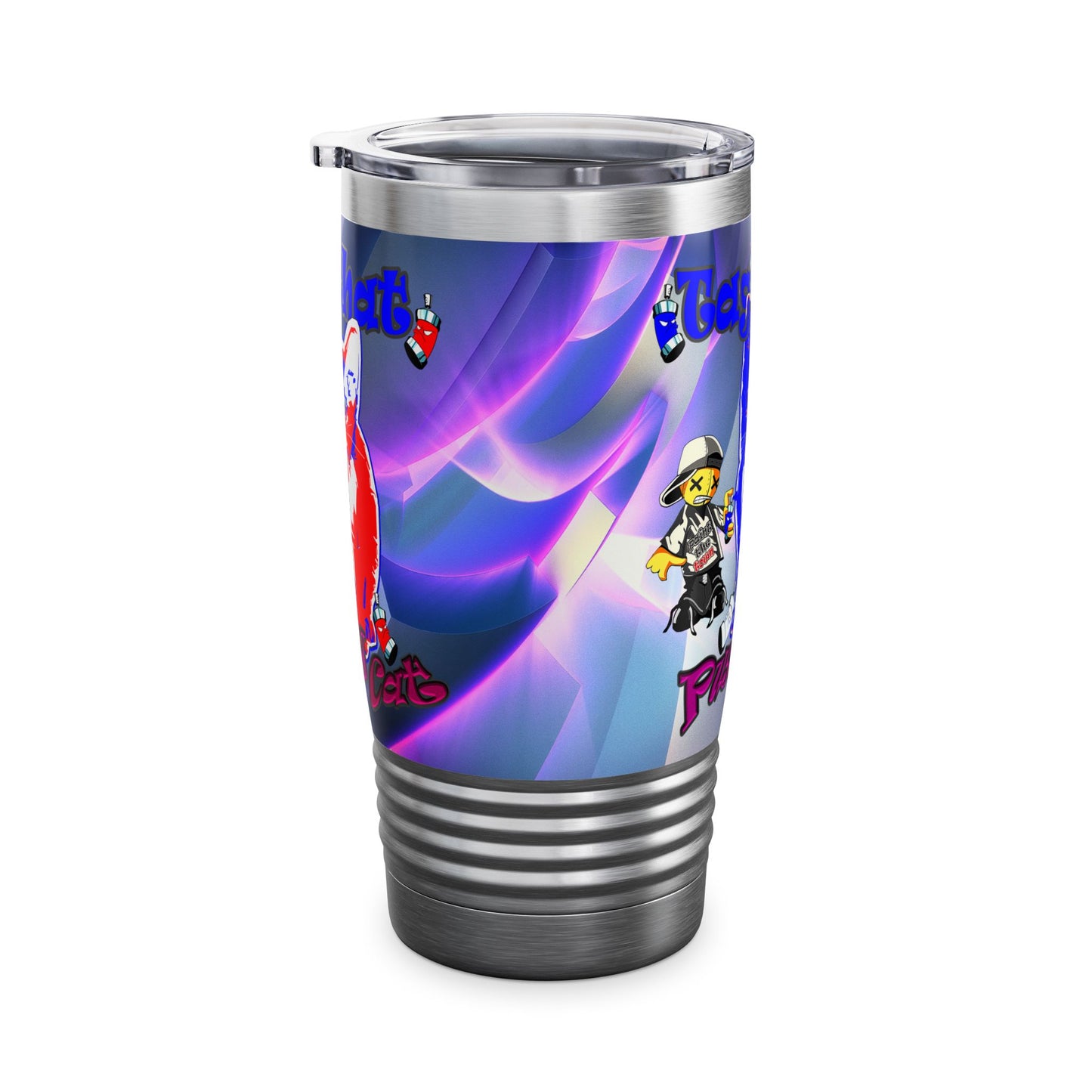 tag that - Ringneck Tumbler, 20oz (grey-pink wave)