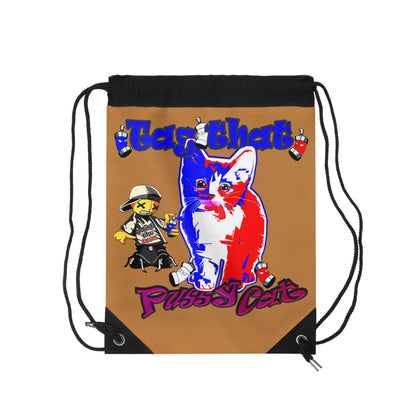 tag that - Drawstring Bag (light brown)