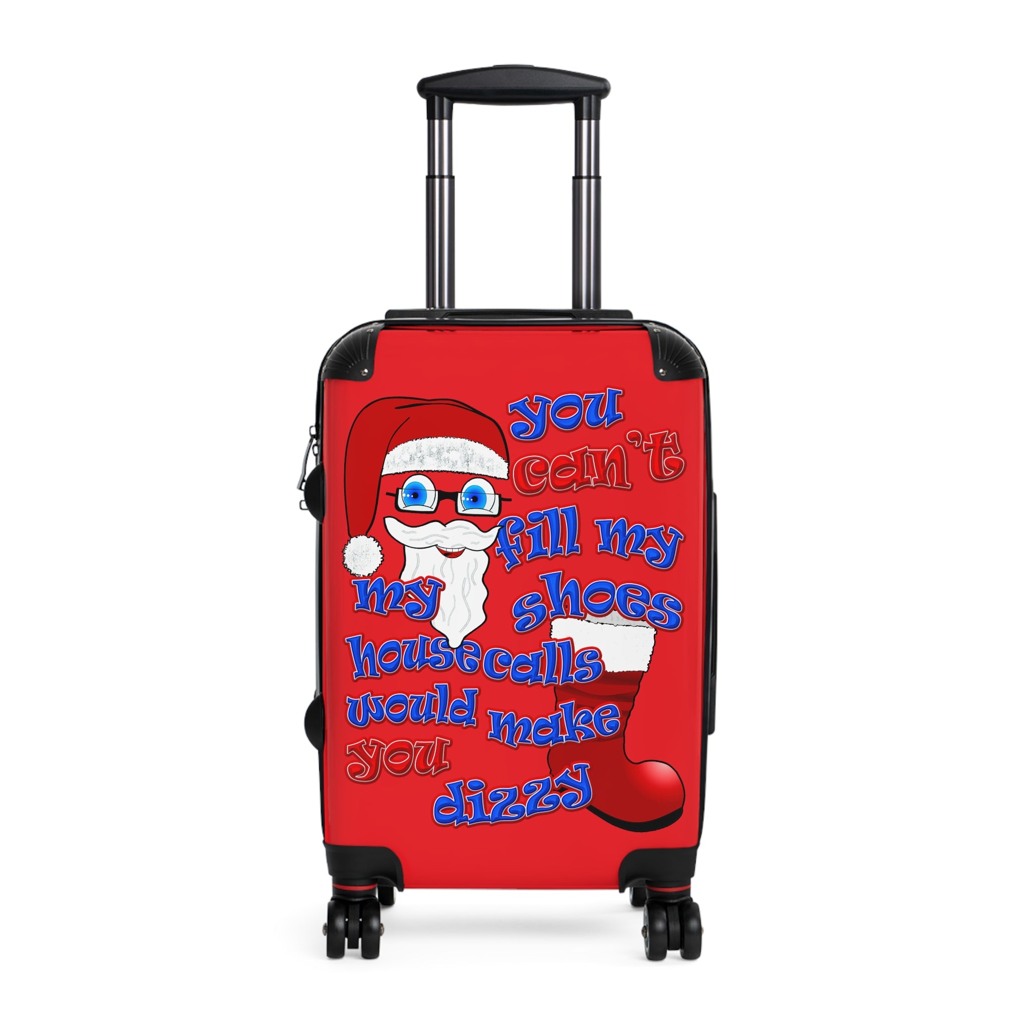 santa's shoes - Suitcase (red)