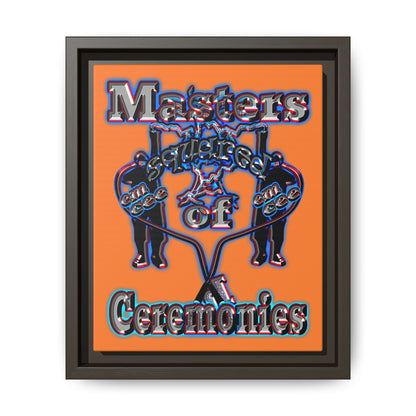 em cee squared - framed canvas art (crusta)