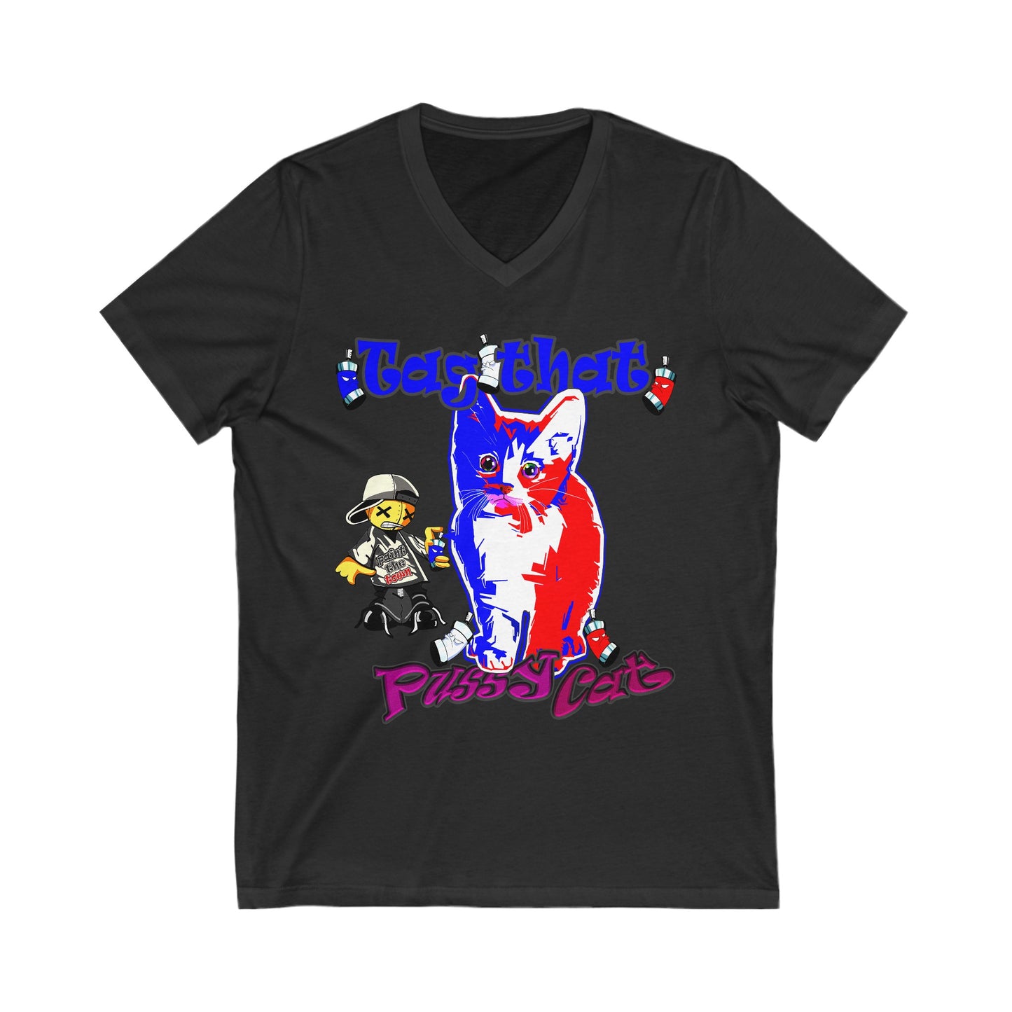 tag that - Unisex Jersey Short Sleeve V-Neck Tee