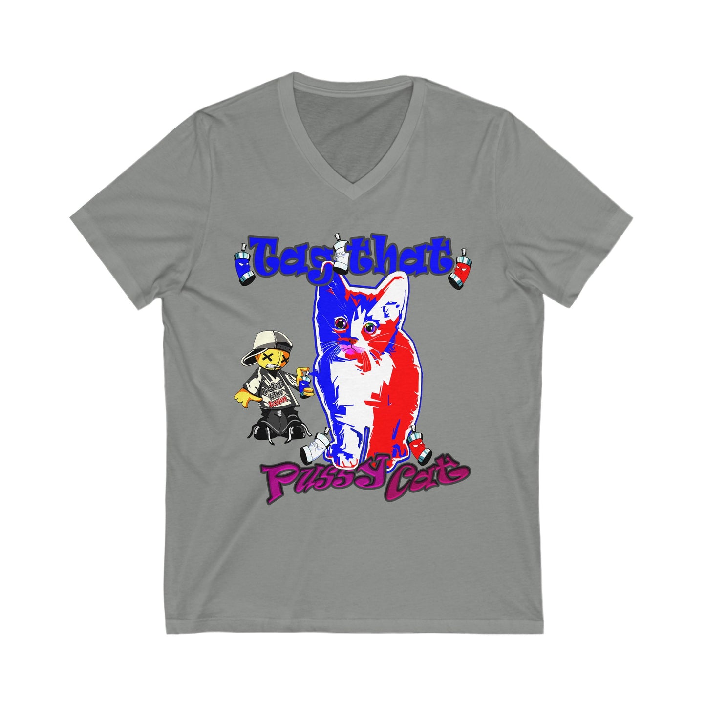 tag that - Unisex Jersey Short Sleeve V-Neck Tee