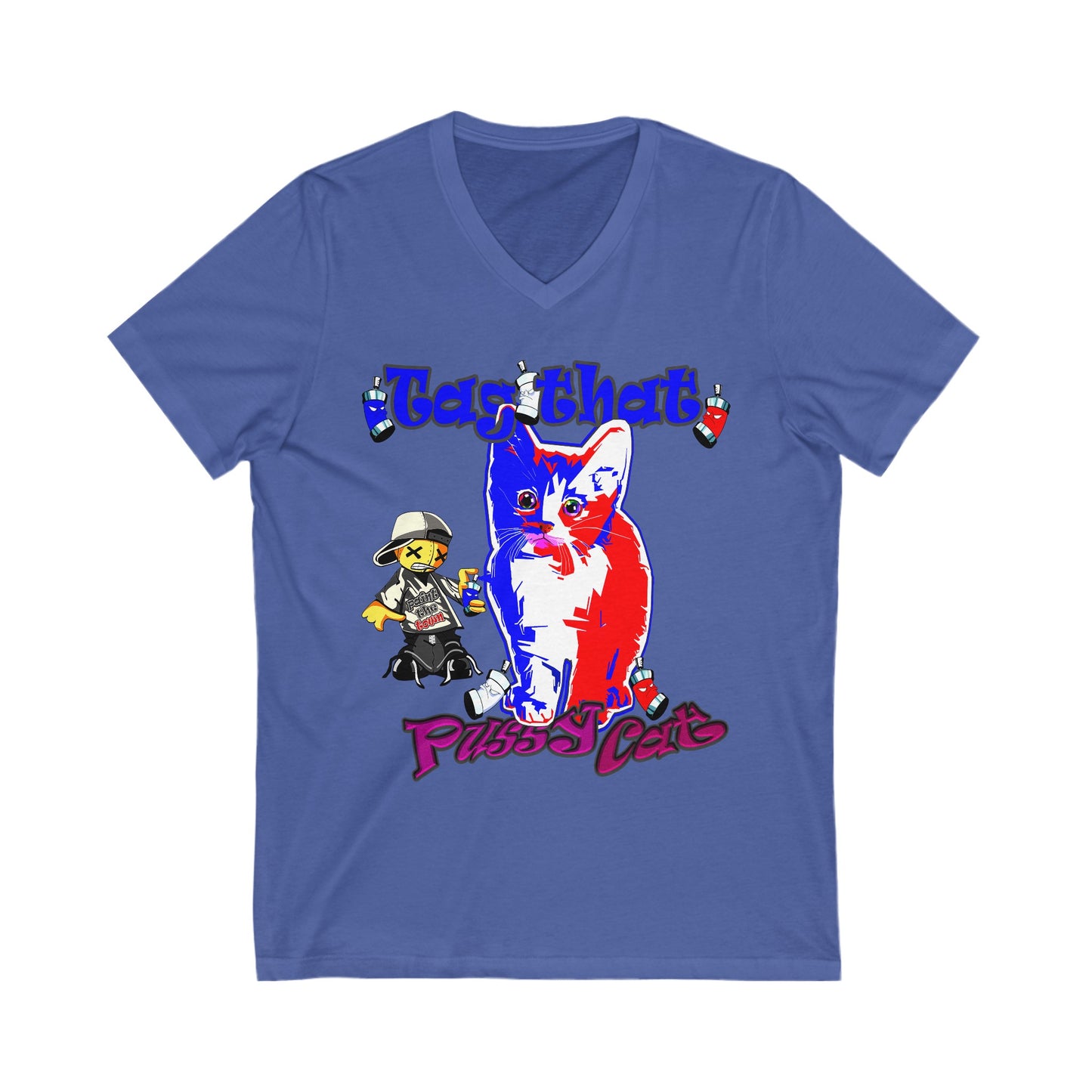 tag that - Unisex Jersey Short Sleeve V-Neck Tee
