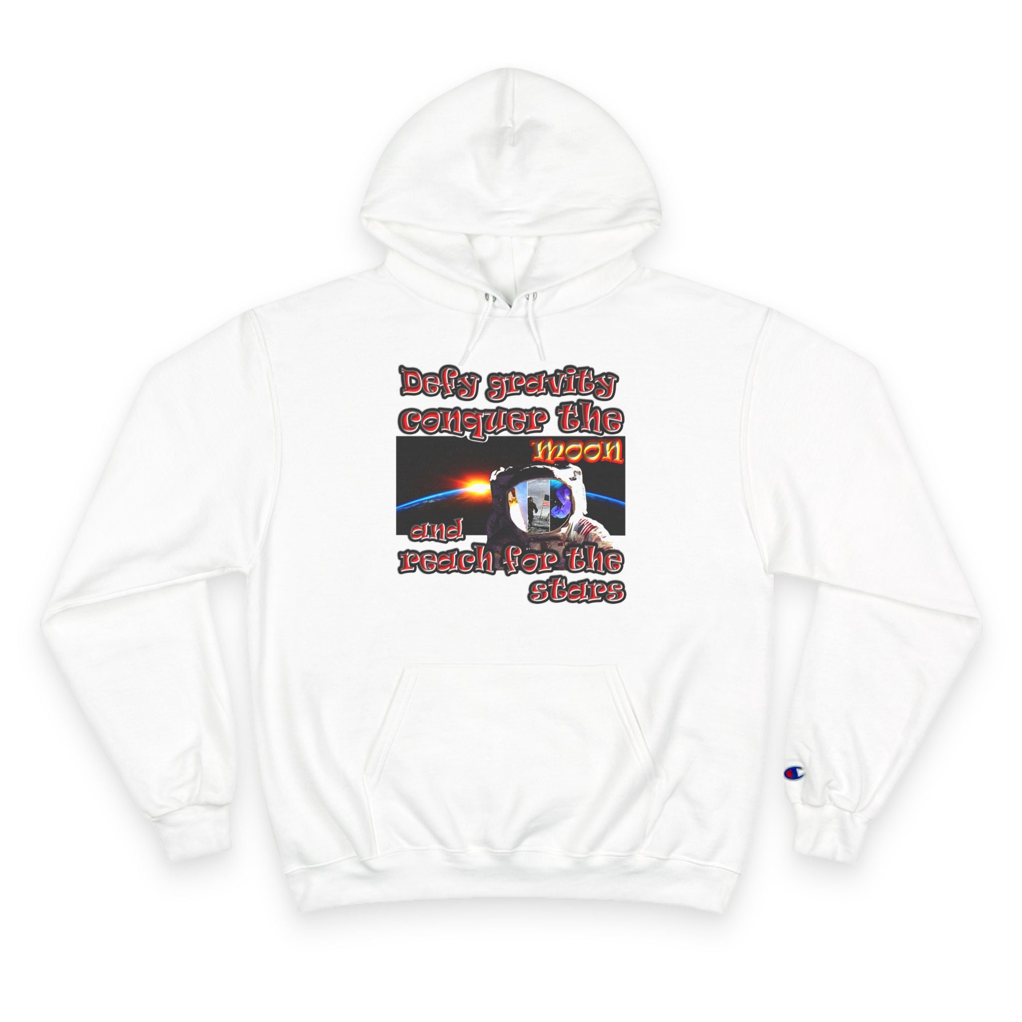 defy conquer reach - Champion Hoodie