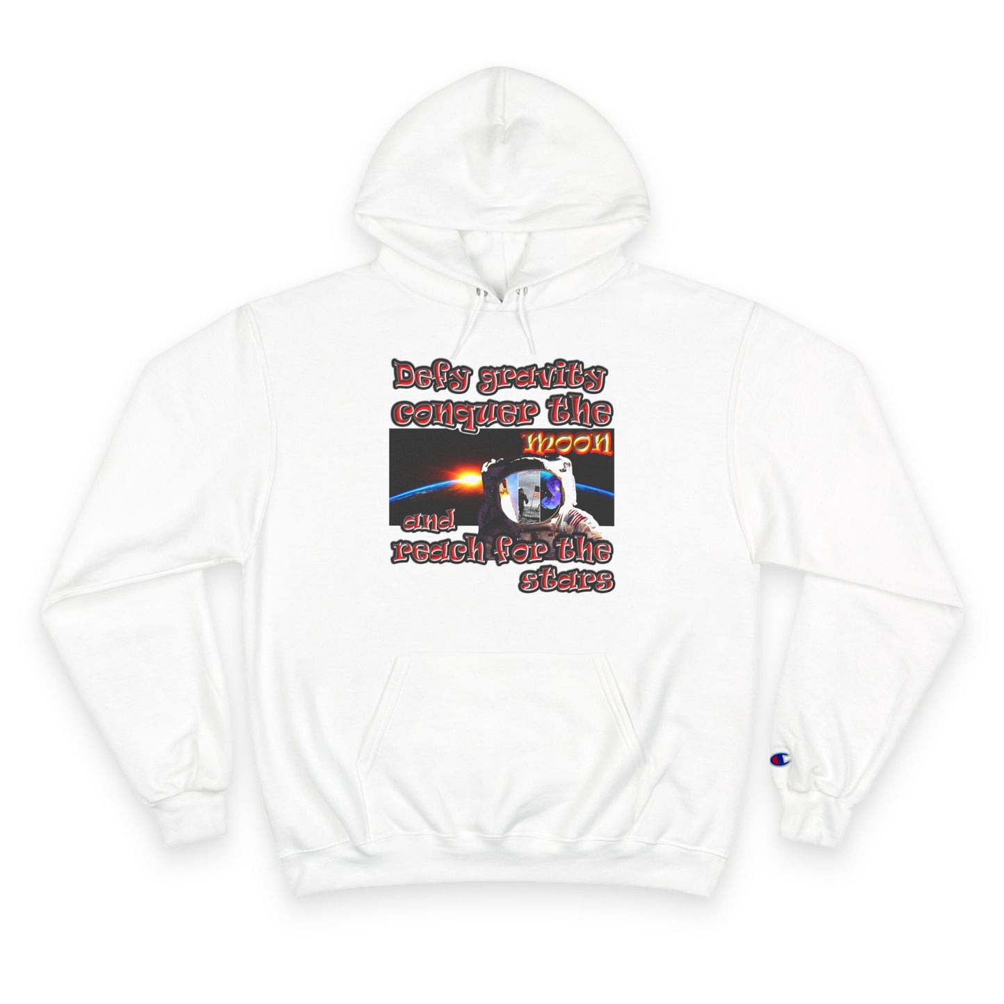 defy conquer reach - Champion Hoodie
