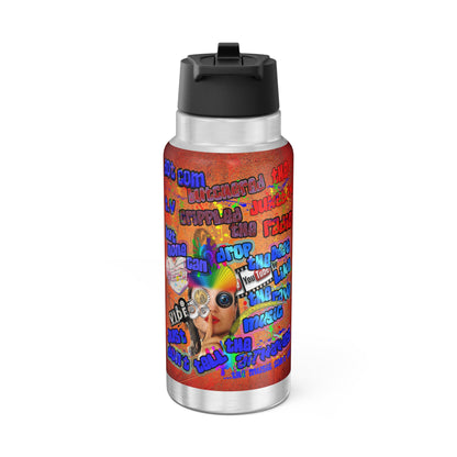 drop the beat - Gator Tumbler, 32oz  (burnt orange)